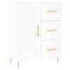 vidaXL Highboard hvit 69,5x34x180 cm konstruert tre