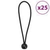 vidaXL Strikksnorer med kuler 25 stk 21 x 0,5 cm