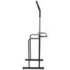 vidaXL Justerbar pull-up/dipsstativ 175-224 cm svart