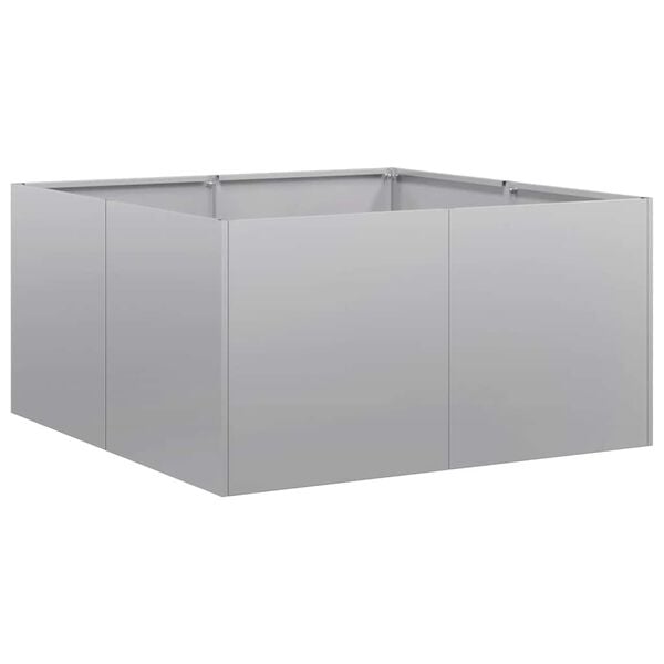 vidaXL Plantekasse 80x80x40 cm galvanisert st&aring;l
