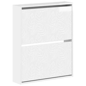 vidaXL Vegghengt skoskap DELFT 71 x 17 x 86 cm Konstruert tre