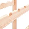vidaXL Vinstativ for 20 flasker furu