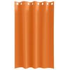 vidaXL M&oslash;rkleggende Gardiner med Ringer 2 pcs Lys Oransje 175 x 140 cm
