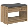 vidaXL Gangbenk Artisan Eik 63 x 38 x 45 cm