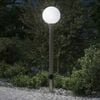 vidaXL Pullertlampe med stikkontakt 120 cm rustfritt st&aring;l IP44