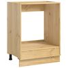 vidaXL Kabinett SKI HonningBrun 60 x 46 x 81 cm Massiv furu