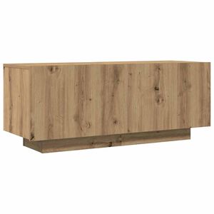 vidaXL TV-benk artisan eik 100x35x40 cm konstruert tre