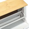 vidaXL Sko Skap med hylle Corona Hvit 99 x 32 x 85 cm Massiv furu