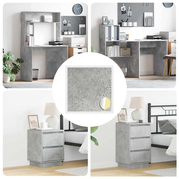 vidaXL Klebende skrue deksel 12 pcs Betonggr&aring; &Oslash; 20 x 0,5 mm