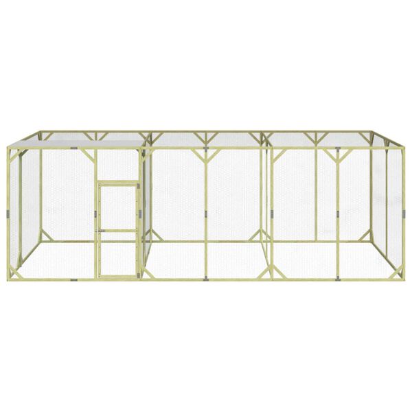 vidaXL H&oslash;nseg&aring;rd 600x300x200 cm impregnert heltre furu