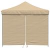 vidaXL Partytelt Beige 292 x 292 x 315 cm Oxford Stoff