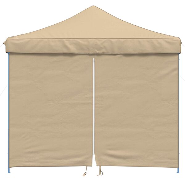 vidaXL Partytelt Beige 292 x 292 x 315 cm Oxford Stoff