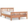 vidaXL Sengeramme heltre teak 120x200 cm