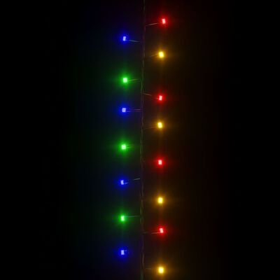 vidaXL LED-strenglys med 400 lysdioder flerfarget 13 m PVC