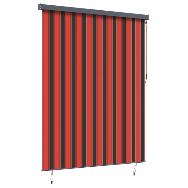 vidaXL Rullegardin Oransje og Brunt 200 x 250 cm Stoff og Aluminium