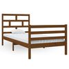 vidaXL Sengeramme honningbrun heltre furu 90x200 cm 3FT Single