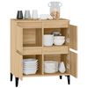 vidaXL Skjenk sonoma eik 60x35x70 cm konstruert tre
