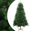 vidaXL Kunstig juletre 150 cm PVC og heltre furu Gr&oslash;nn