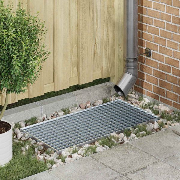 vidaXL Rist s&oslash;lv 80 x 40 x 2 cm Hot-Dip Galvanisert St&aring;l