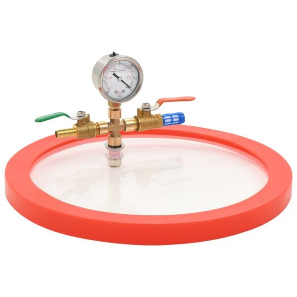 vidaXL Vakuumkammer rustfritt st&aring;l 22,7 L