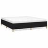 vidaXL Sengeramme uten madrass svart 180x200cm Super King stoff