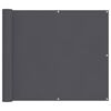 vidaXL Balkongskjerm antrasitt 90x700 cm 100% polyester oxford