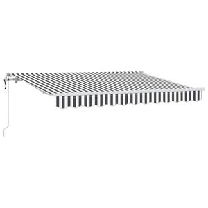 vidaXL Innvendbar Markise Antrasitt 250 x 200 cm stoff