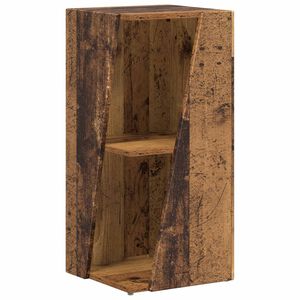 vidaXL Sidehylle 33 x 32 x 70,5 cm Konstruert tre Gammelt tre