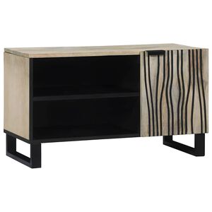 vidaXL TV Enheter 80 x 33 x 46 cm Hvit Konstruert tre