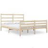 vidaXL Sengeramme heltre furu 120x190 cm Small Double
