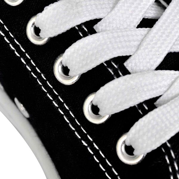 vidaXL Sko Svart 38 stoff