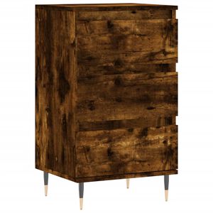vidaXL Skjenk r&oslash;kt eik 40x35x70 cm konstruert tre
