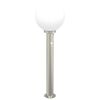 vidaXL Pullertlampe med sensor 80 cm rustfritt st&aring;l IP44