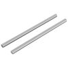 vidaXL Gjengestang 2 pcs s&oslash;lv 6 x 120 mm St&aring;l