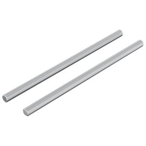 vidaXL Gjengestang 2 pcs s&oslash;lv 6 x 120 mm St&aring;l