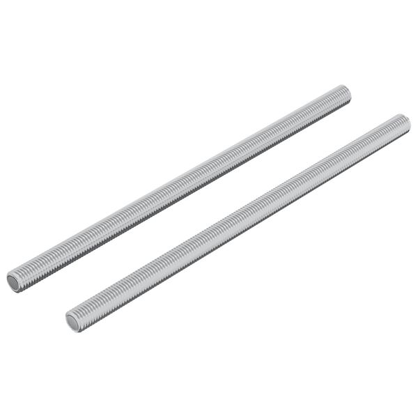 vidaXL Gjengestang 2 pcs s&oslash;lv 6 x 120 mm St&aring;l