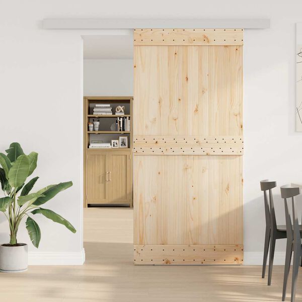 vidaXL Utstyr for skyved&oslash;r 200 cm aluminiumslegering s&oslash;lv