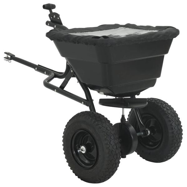 vidaXL Spreader Svart 106 x 53 x 75 cm PVC og stål