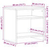 vidaXL Nattbord 2 stk gammelt tre 40x30x40 cm konstruert tre