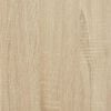 vidaXL Veggskoskap 2 stk sonoma eik 80x18x60 cm sponplater