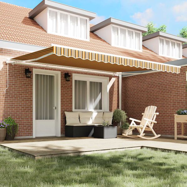 vidaXL Innvendbar Markise Flerfarget 450 × 300 cm