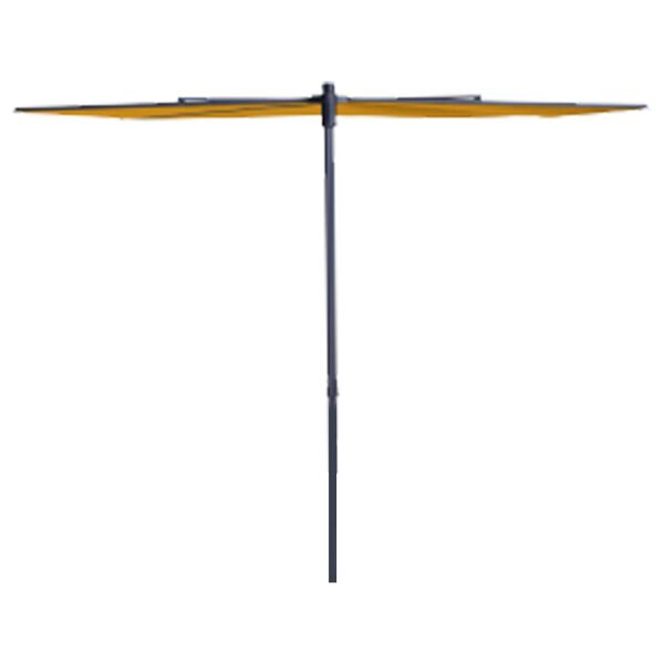 Madison Balkongparasoll Sun Wave 270x150 cm gyllen gul