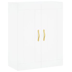 vidaXL Veggmontert skap hvit 69,5x34x90 cm konstruert tre