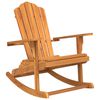 vidaXL Adirondack gyngestol for hage heltre teak