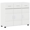 vidaXL Serviesskap FLORIN 88,5 x 30,5 x 73 cm H&oslash;yglanset hvit
