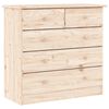 vidaXL Highboard ALTA 77x35x165 cm heltre furu
