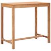 vidaXL Utend&oslash;rs barbord 110x60x105 cm heltre teak