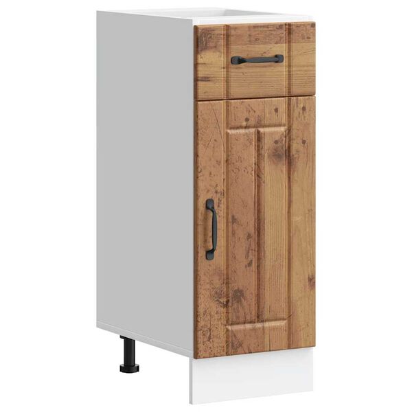 vidaXL Kj&oslash;kken underskap Lucca gammelt tre konstruert tre