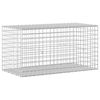 vidaXL Gabion med 5 mm tr&aring;d og 5x5 cm nett 100x50x50 cm