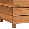 vidaXL Høybed 100x40x72 cm resirkulert teak og stål